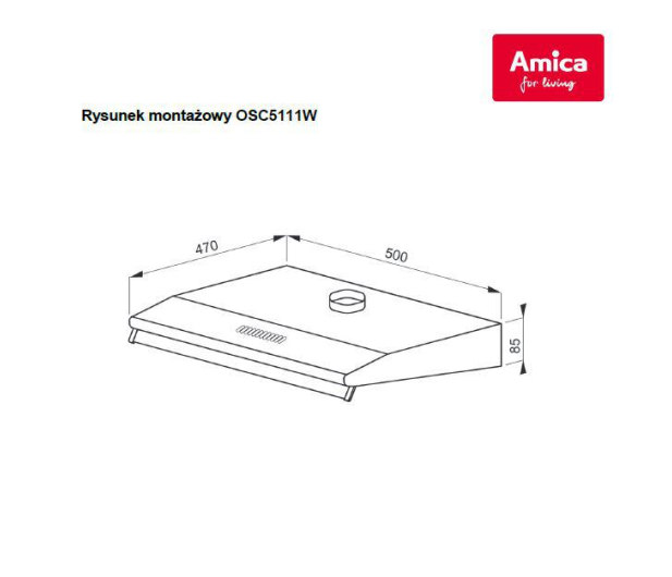 Amica OSC 5111 W - 373947 - zdjęcie 2